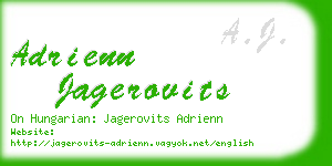 adrienn jagerovits business card